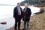 Владимир Супрун с Юрием Захаровым (фото 1999г)