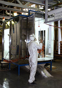 Модернизированный участок порошковой окраски