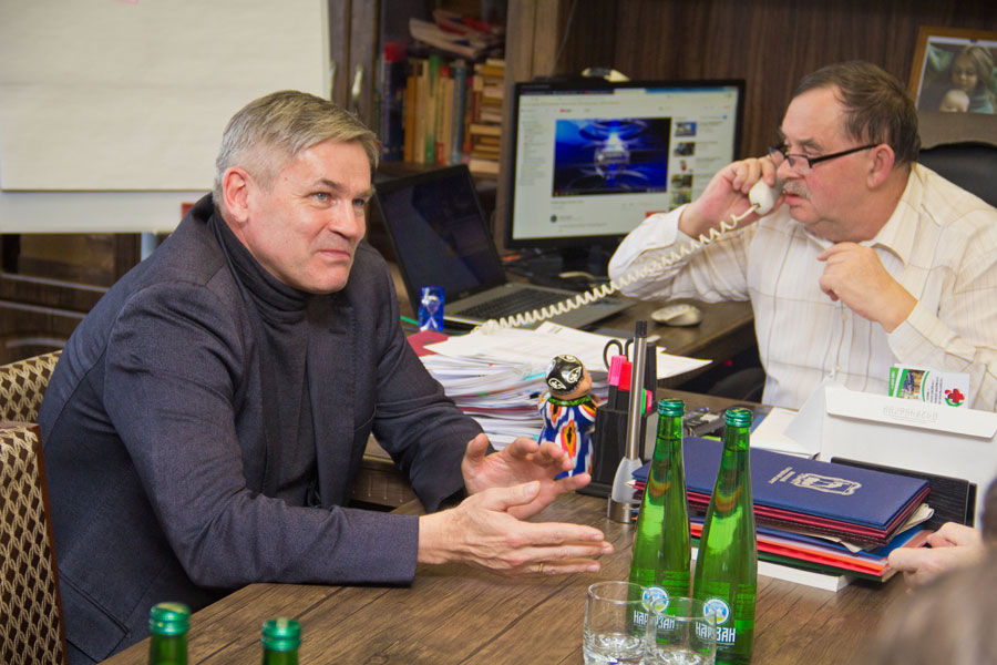 Ученый – кардиохирург встретился с коллективом АМС-МЗМО