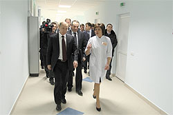 Владимир Путин посетил перинатальный центр в Кургане